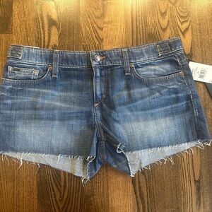 NWT Women’s Joe's Jeans Paltrow 2” Cut Off Denim Shorts Size 29